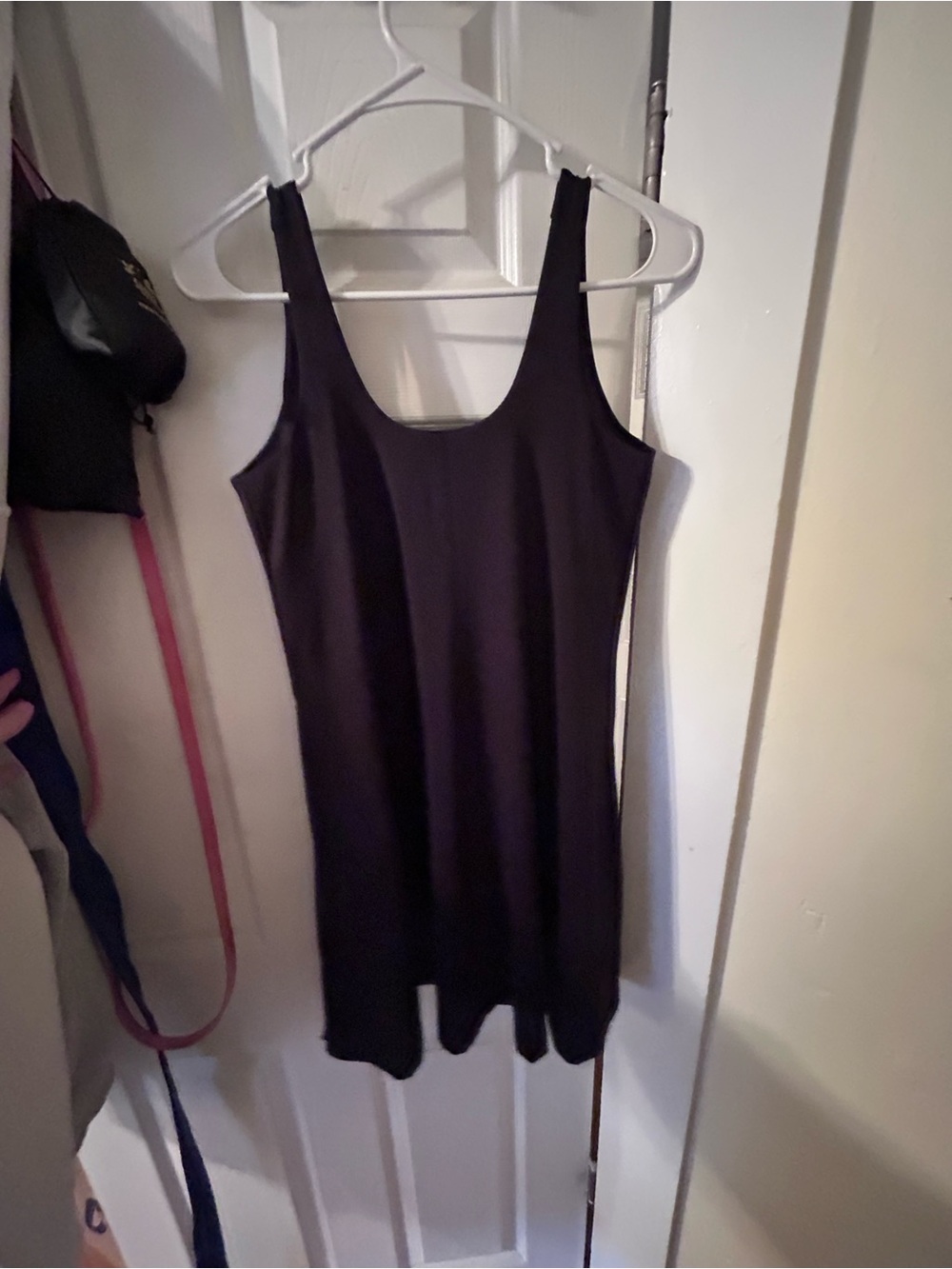 Old Navy Athletic Black Scoop Neck Tank Dress